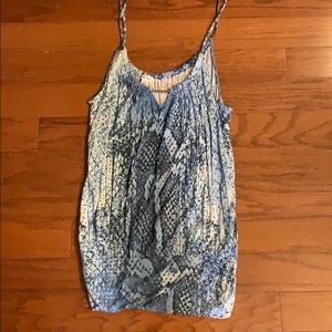Calvin Klein Blue White Tank Top Size M